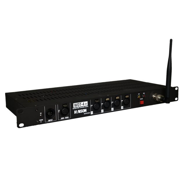 WDT-4+ 機櫃型無線DMX512 大功率發射訊號獨立隔離分配放大器 4